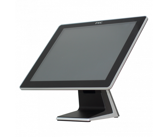 Dotykový monitor FEC AM-1017, 17&quot; LED LCD (350cd), PCAP, USB, VGA/DVI, bez rámčeka, čierno-strieborný