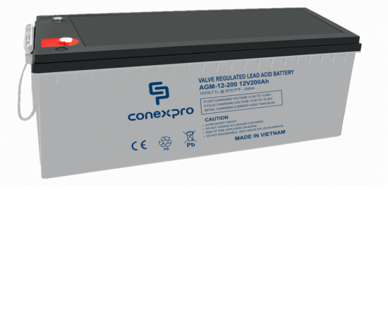 Batéria Conexpro AGM-12-200 VRLA AGM 12V/200Ah, T18 