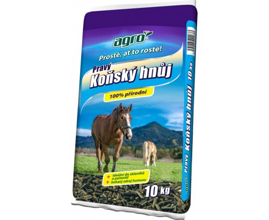 Hnojivo Agro  Pravý konský hnoj 10 kg