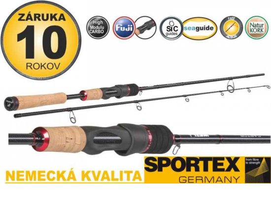 Prívlačové prúty Captor Spin 2-diel 210cm / 20g