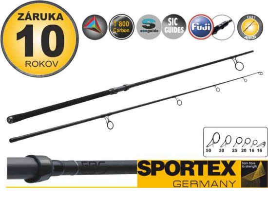 Kaprárske prúty FBC CS-3 Carp 2-diel 366cm / 2,75lbs