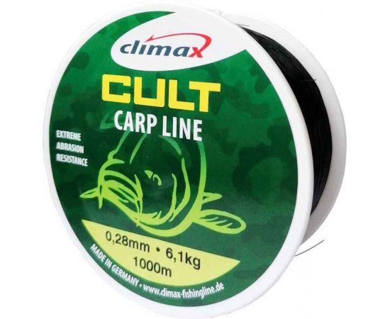 Climax silon Cult Carp line - čierny 1000m Priemer: 0,30mm nosnosť: 7,0kg