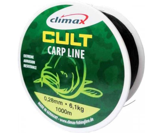 Climax silon Cult Carp line - čierny 1000m Priemer: 0,34mm nosnosť: 9,0kg