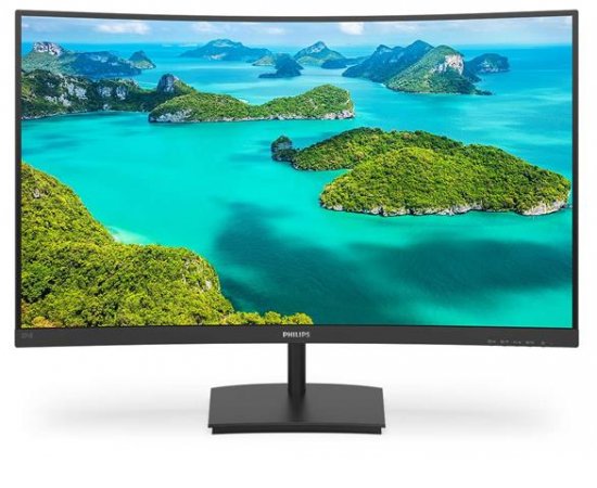 Philips LCD 271E1SCA 27&quot; zakřivený VA/1920x1080@75Hz/Mega DCR/4ms/250 cd/m2/VGA/HDMI/Repro/VESA/FreeSync