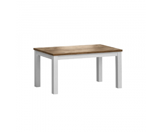 KONDELA Stôl STD, rozkladací, sosna andersen/dub lefkas, 160-203x90 cm, PROVANCE