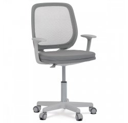 AUTRONIC KA-W022 GREY Kancelářská židle, šedá látka, plastový kříž