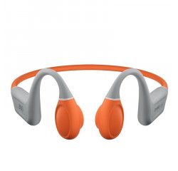 QCY Crossky link2, Bone conduction TWS, sportovní sluchátka, šedá/oranžová