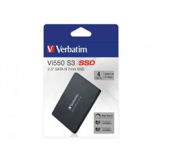 Verbatim SSD 4TB SATA III Vi550 S3 interní disk 2.5", Solid State Drive