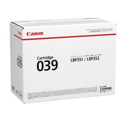 Canon originál toner 039 BK, 0287C001, black, 11000str.