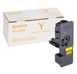 Kyocera originál toner TK-5230Y, 1T02R9ANL0, yellow, 2200str.