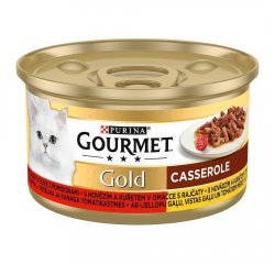 PURINA GOURMET GOLD S HOVADZIM A KURACIM MASOM V PARAD. OMACKE 85G