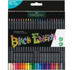 FABER-CASTELL PASTELKY BLACK EDITION SET 24 FAREBNE