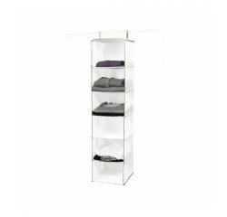 COMPACTOR LIFE ZAVESNY ORGANIZER NA OBLECENIE, 30 X 30 X 128 CM, 6 POLIC