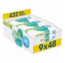 PAMPERS WIPES 432KS (9X48) HARMONIE AQUA