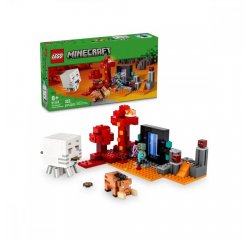 LEGO MINECRAFT PREPADNUTIE PORTALU DO NETHERU /21255/