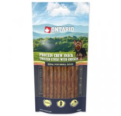 ONTARIO PROTEIN ZUVACI PAMLSOK TOCENE TYCINKY S KURACIM 10 KS 12,7 CM