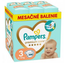 PAMPERS PREMIUM MBP S3 200KS (6-10KG)