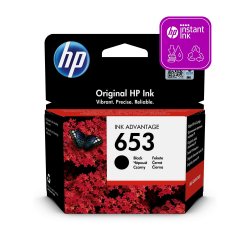 HP ORIGINAL INK 3YM75AE, BLACK, 360 STR., HP 653