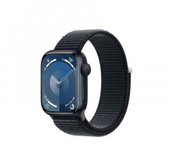 APPLE WATCH SERIES 9 GPS 41MM MIDNIGHT ALUMINIUM CASE WITH MIDNIGHT SPORT LOOP, MR8Y3QC/A