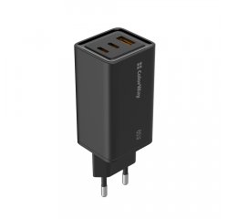 COLORWAY AC NAB. GAN3 PRO POWER DELIVERY (USB-A + 2 USB TYPE-C) (65W) CW-CHS039PD-BK