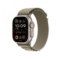 APPLE WATCH ULTRA 2 GPS + CELLULAR, 49MM TITANIUM CASE WITH OLIVE ALPINE LOOP - MEDIUM, MREY3CS/A