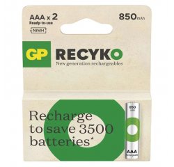 GP NABIJACIA BATERIA RECYKO 850 AAA (HR03) 2PP, B25182