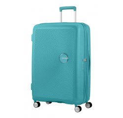 AMERICAN TOURISTER SOUNDBOX SPINNER 77/28 TSA EXP TURQUOISE TONIC