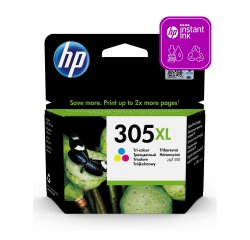 HP ORIGINAL INK 3YM63AE, HP 305XL,TRI-COLOUR