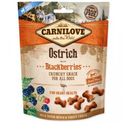 CARNILOVE DOG CRUNCHY SNACK OSTRICH WITH BLACKBERRIES WITH FRESH MEAT 200G (294-100406)