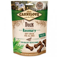 CARNILOVE DOG SEMI MOIST SNACK DUCK ENRICHED WITH ROSEMARY 200G (294-111373)