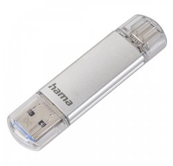 HAMA 124162 FLASH PEN LAETA, USB-C/USB-A 3.1, 32 GB, 40 MB/S, STRIEBORNY