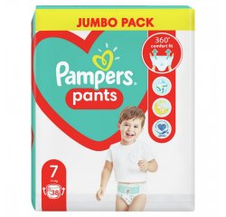 PAMPERS PANTS JP S7 38KS (17+KG)