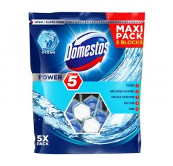 DOMESTOS WC BLISTER 5X55G POWER 5 OCEAN