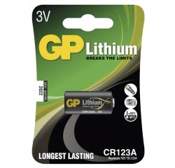 GP LITHIOVA FOTOBATERIA CR 123A, 1KS BLISTER, B1501