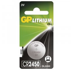 GP LITHIOVA BATERIA GOMBIKOVA CR2450, 1KS, B1585