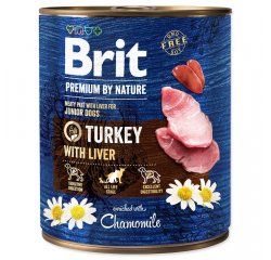 BRIT PREMIUM BY NATURE TURKEY WITH LIVER 800 G (294-100318)