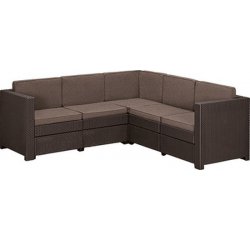 KETER /244415/ PROVENCE SET W/O COFFEE TABLE BROWN WARM TAUPE