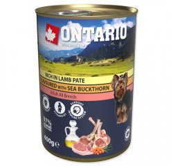 ONTARIO KONZERVA RICH IN LAMB PATE FLAVOURED WITH SEA BUCKTHORN 400G, 214-21162