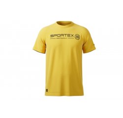 Rybárske tričko T-Shirt žlté s logom Veľkosť: S