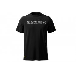 Rybárske tričko T-Shirt čierne s logom Veľkosť: M
