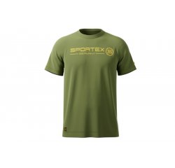 Rybárske tričko T-Shirt zelené s logom Veľkosť: XXL