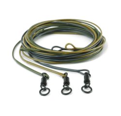 FC Hardcore Leader / ring swivel / 1 m / 2 ks farba silt