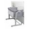 CHICCO Postieľka Next2Me Magic Evo - Grey Mist