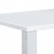 AUTRONIC AT-3008 WT jedálenský stôl 160x90x76 cm, vysoký lesk biely