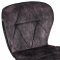 AUTRONIC AUB-805 BR4 Židle barová, hnědá sametová látka, černá podnož