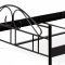 AUTRONIC BED-1909 BK posteľ dvojlôžková, 140x200, kov černý lesk
