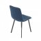 AUTRONIC DCL-973 BLUE4 Židle jídelní, modrý samet, kov černý mat