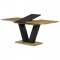 AUTRONIC HT-912 OAK Jídelní stůl, 140-180x80x76 cm, MDF deska, 3D dekor divoký dub