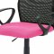 AUTRONIC KA-B047 PINK kancelárska stolička, látka MESH rúžová / čierna, plyn.piest