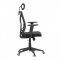 AUTRONIC KA-Q851 BK Kancelářská židle, černá mesh, plastový kříž